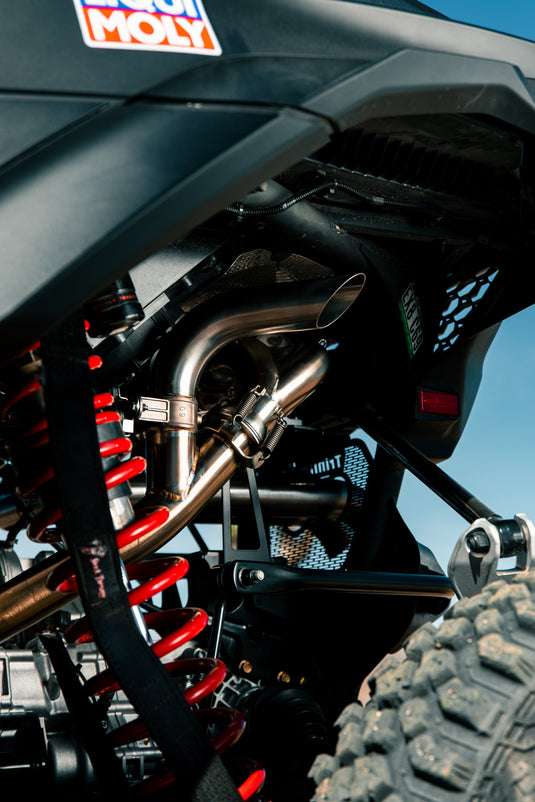 Can-Am Maverick R Sidepiece Valved Head Pipe