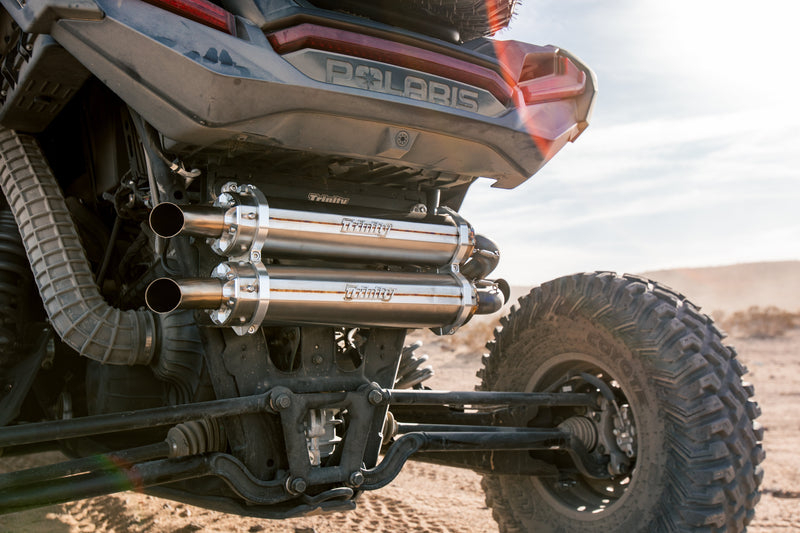 Load image into Gallery viewer, RZR TURBO / S EXHAUST - STAINLESS STEEL - FULL SYSTEM
