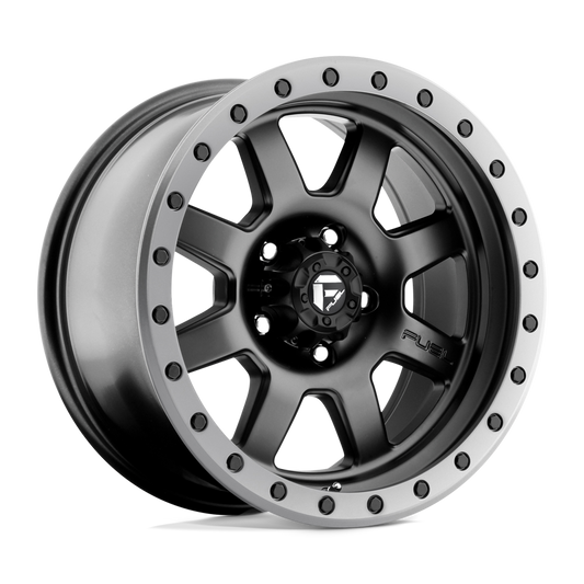 Fuel 1 Pc D551 Trophy Matte Black Gun Metal Ring