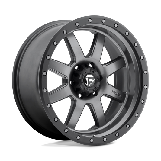 Fuel 1 Pc D552 Trophy Matte Gun Metal Black Bead Ring