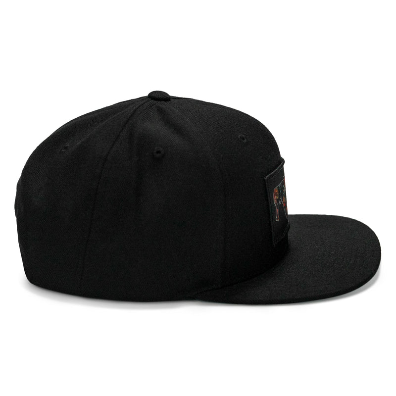 Load image into Gallery viewer, Tropical AK Patch SnapBack Hat
