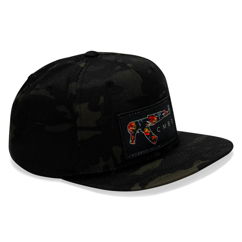 Load image into Gallery viewer, Tropical AK Patch SnapBack Hat
