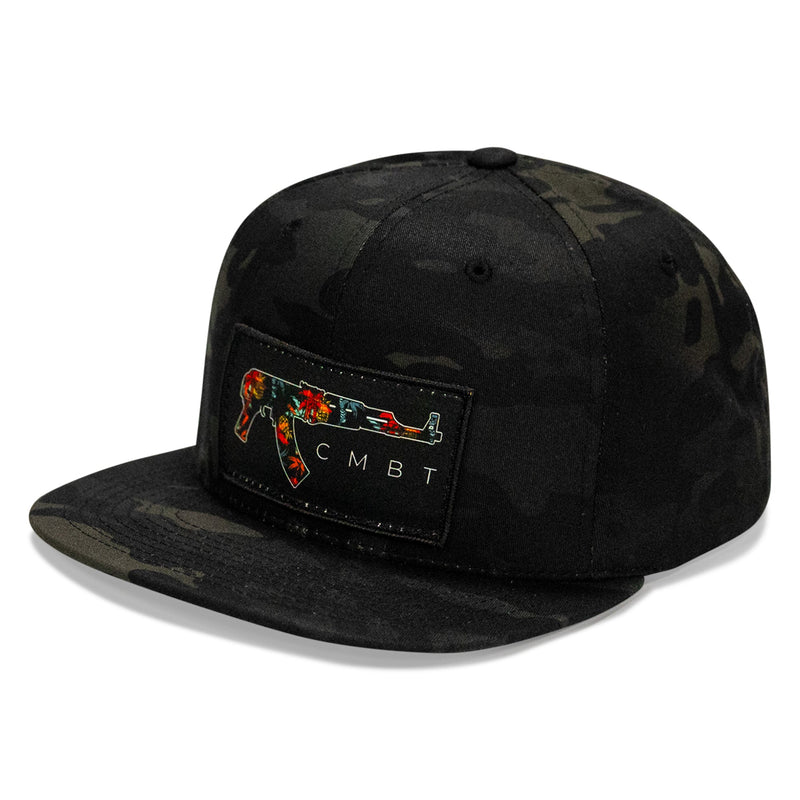 Load image into Gallery viewer, Tropical AK Patch SnapBack Hat
