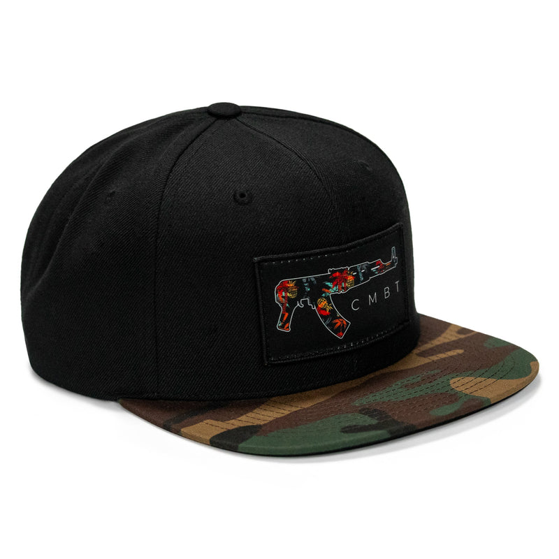 Load image into Gallery viewer, Tropical AK Patch SnapBack Hat
