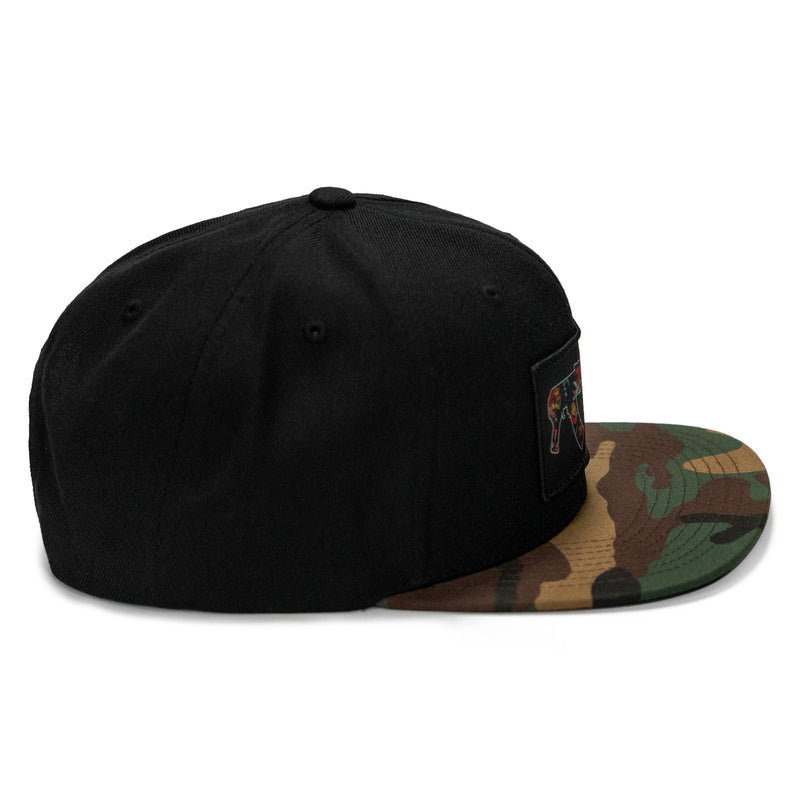 Load image into Gallery viewer, Tropical AK Patch SnapBack Hat
