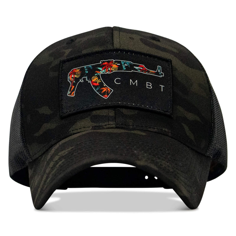 Load image into Gallery viewer, Tropical AK Patch Snapback Hat
