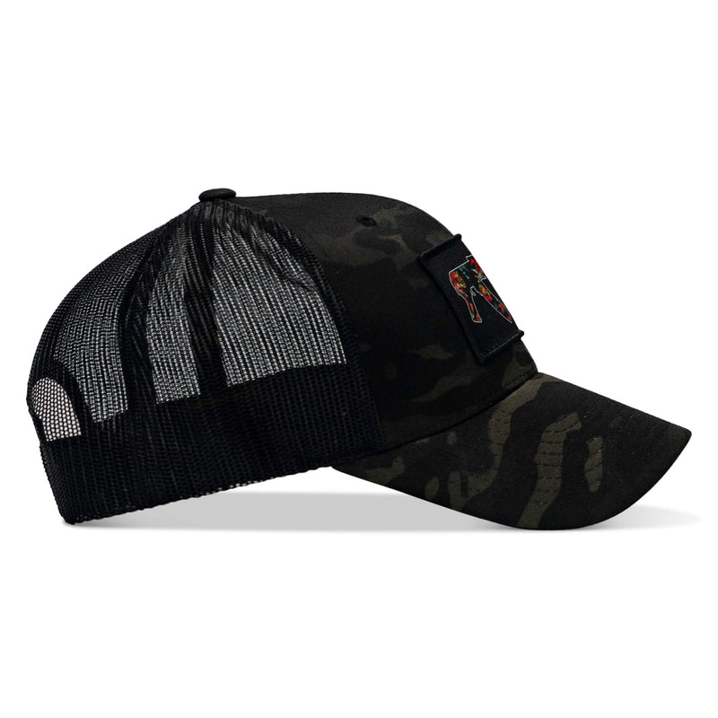 Load image into Gallery viewer, Tropical AK Patch Snapback Hat
