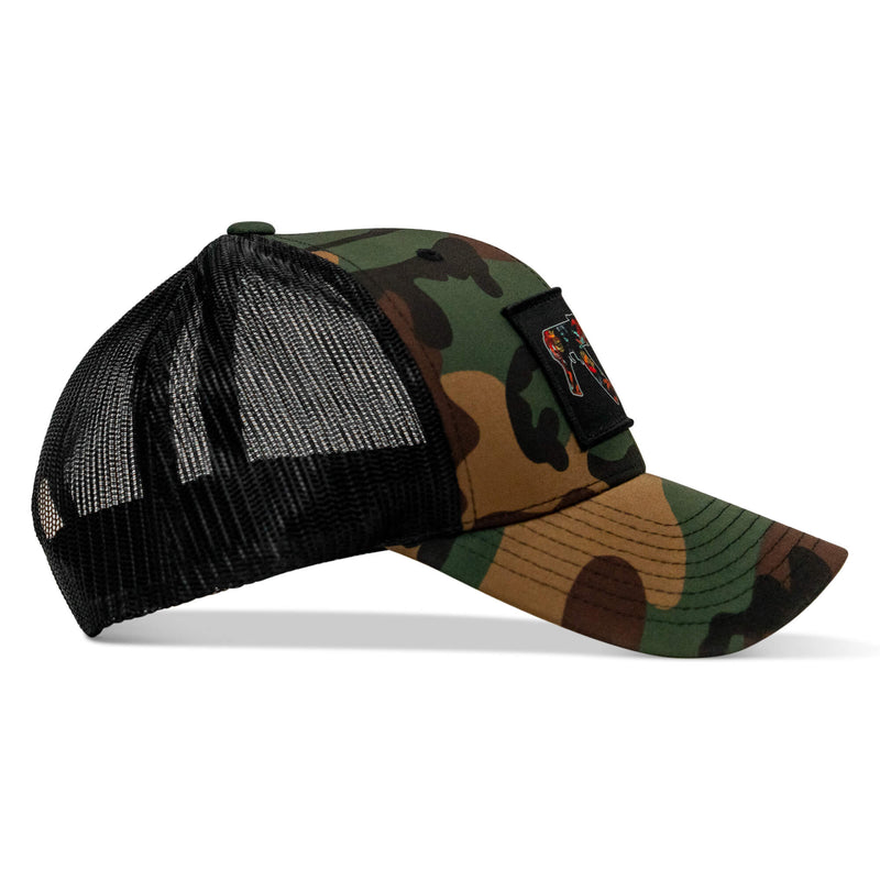 Load image into Gallery viewer, Tropical AK Patch Snapback Hat
