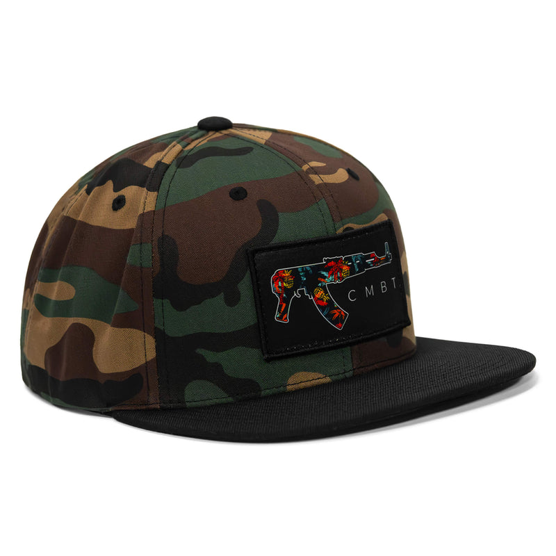 Load image into Gallery viewer, Tropical AK Patch SnapBack Hat
