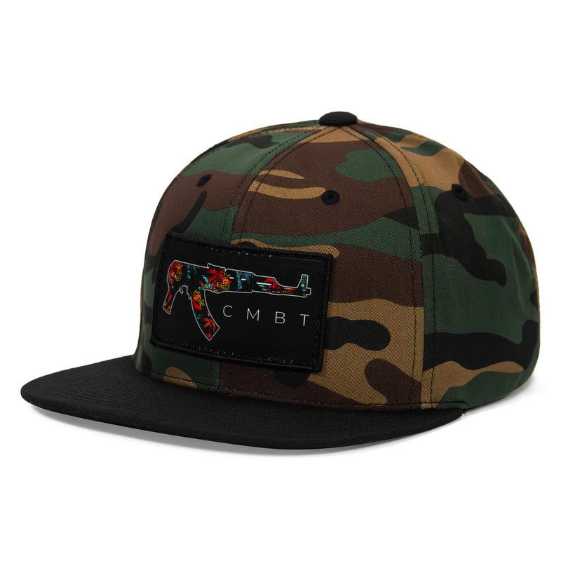 Load image into Gallery viewer, Tropical AK Patch SnapBack Hat

