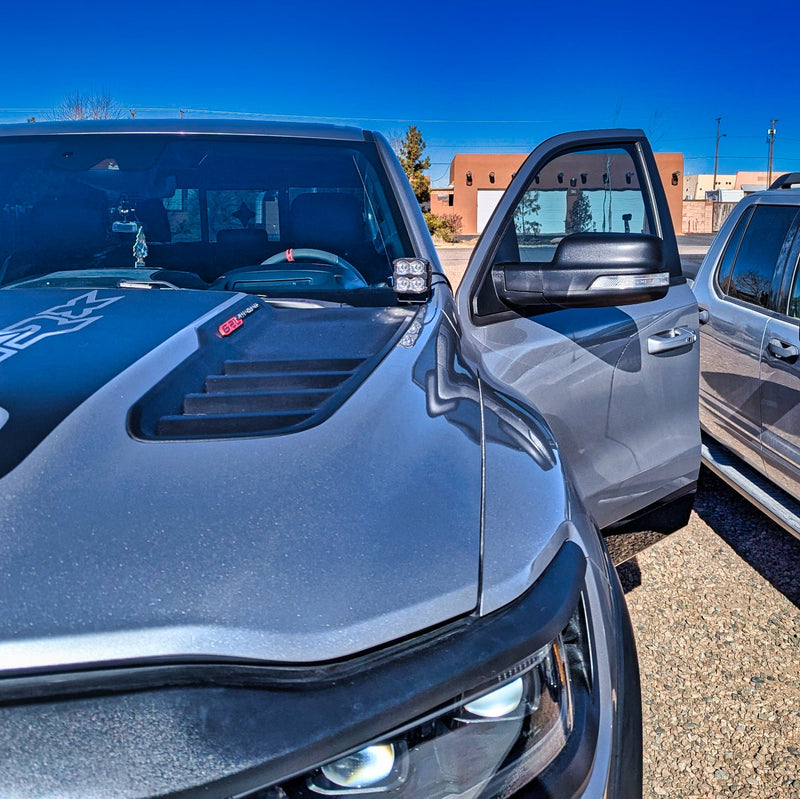 Load image into Gallery viewer, 2019+ RAM 1500/TRX Hood Mount/Ditch Lights/Pillars PRO
