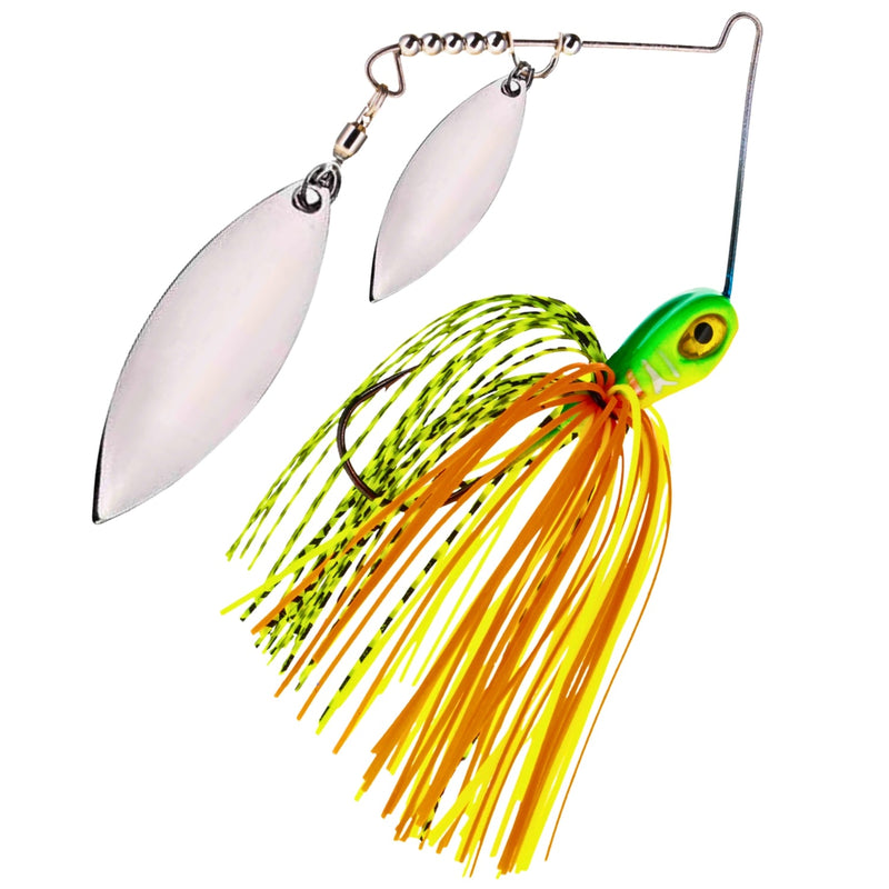 Load image into Gallery viewer, Reaction Tackle Tungsten Double Willow Blade Spinnerbait Jigs (2-Pack)
