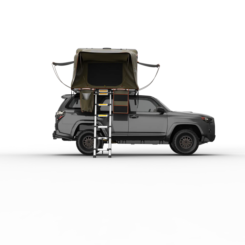 Load image into Gallery viewer, Alpha Hardshell Rooftop Tent – ABS – 2–3 Person – Black – All-Season Overland Shelter
