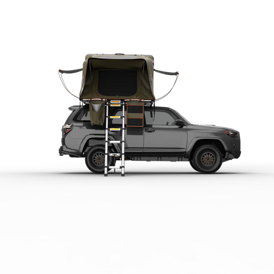Alpha Hardshell Rooftop Tent – ABS – 2–3 Person – Black – All-Season Overland Shelter