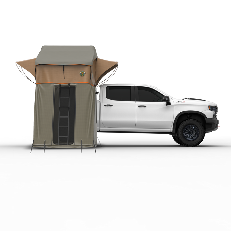 Load image into Gallery viewer, Ranger 65 Softshell Rooftop Tent – 3 Person – Tan – Heavy-Duty Overland Gear
