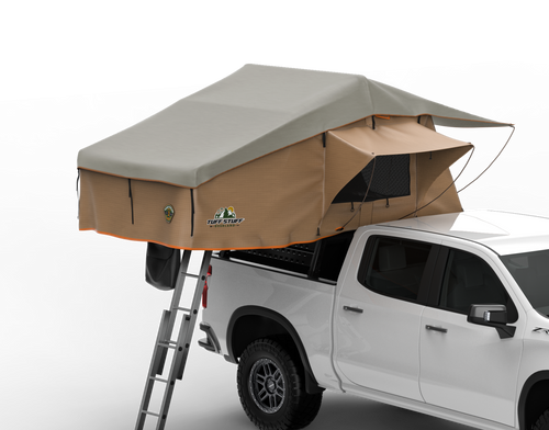Ranger 65 Softshell Rooftop Tent – 3 Person – Tan – Heavy-Duty Overland Gear