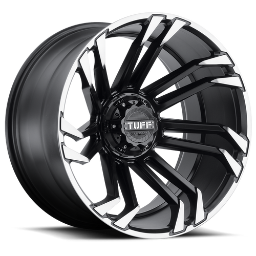 Tuff T21 Matte Black W/ Machined Flange