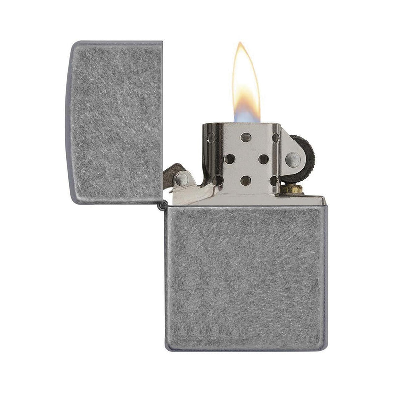 Load image into Gallery viewer, Zippo Windproof Lighter Antique Silver Plate
