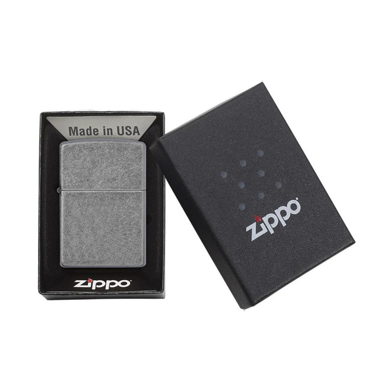 Load image into Gallery viewer, Zippo Windproof Lighter Antique Silver Plate

