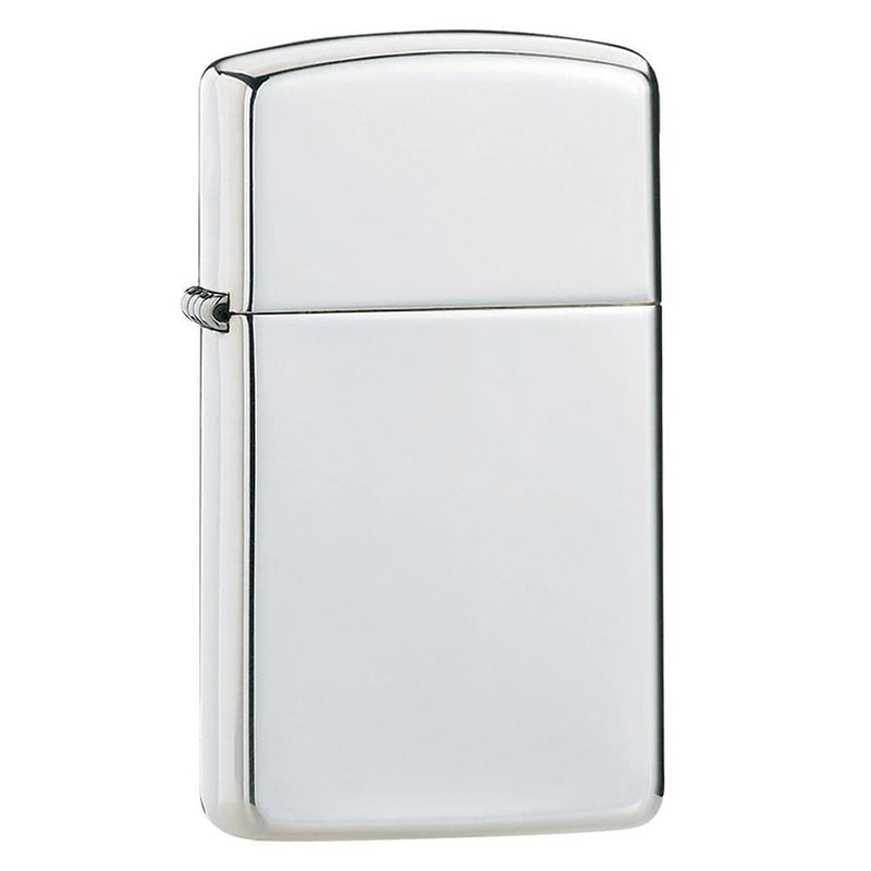 Load image into Gallery viewer, Zippo Windproof Lighter Slim Case High Polish Sterling Silver
