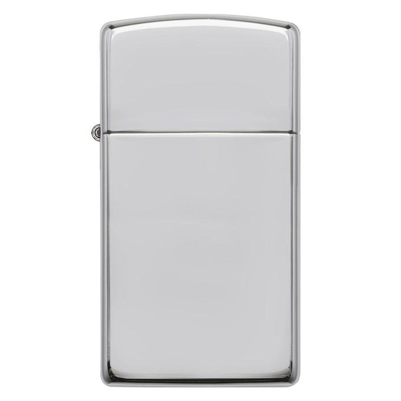 Load image into Gallery viewer, Zippo Windproof Lighter Slim Case High Polish Sterling Silver
