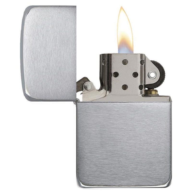 Load image into Gallery viewer, Zippo Windproof Lighter 1941 Replica Brushed Chrome
