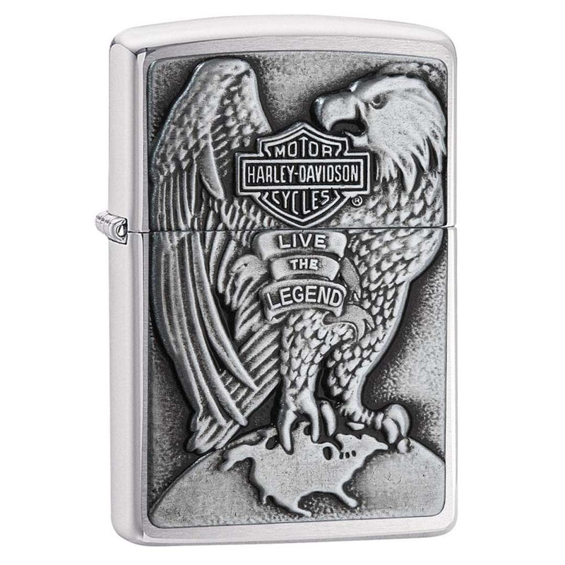 Load image into Gallery viewer, Zippo Windproof Lighter Harley-davidson Eagle Wings Live The Legend
