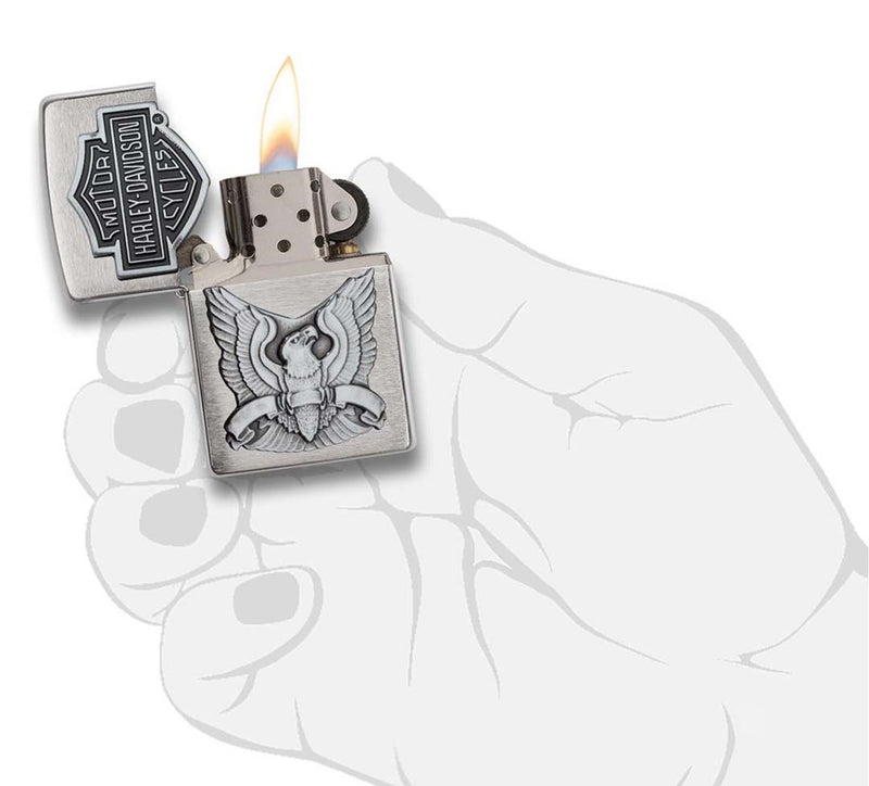Load image into Gallery viewer, Zippo Windproof Lighter Harley-davidson Eagle Wings
