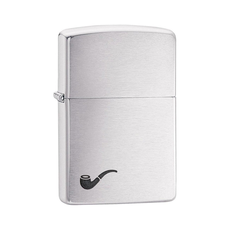 Load image into Gallery viewer, Zippo Windproof Lighter Pipe Lighter Brushed Chrome

