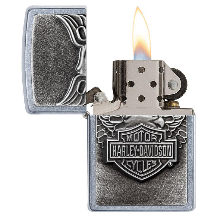 Load image into Gallery viewer, Zippo Harley-davidson Eagle Wings Pocket Lighter
