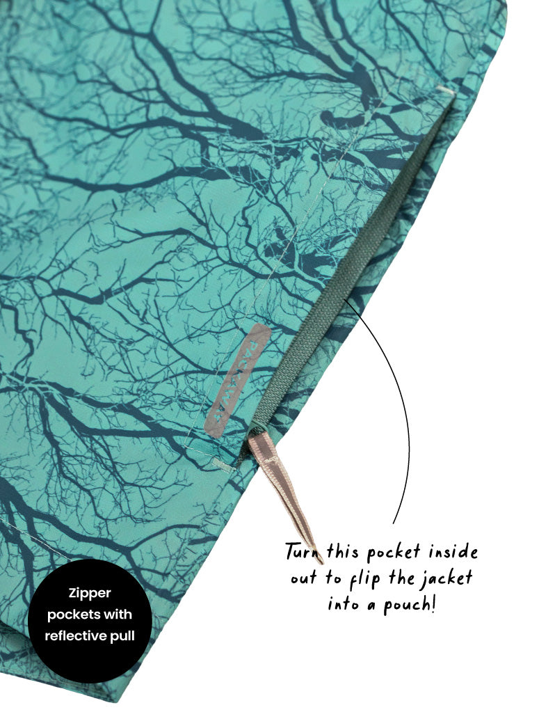 Load image into Gallery viewer, 10K Packaway Rainshell - Winter Woods
