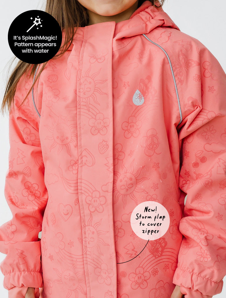 Load image into Gallery viewer, SplashMagic Storm Jacket - Sorbet | Flower Power
