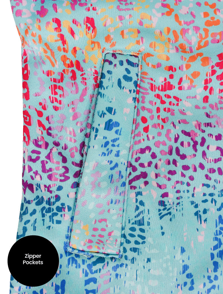 Load image into Gallery viewer, All-Weather Hoodie - Rainbow Leopard
