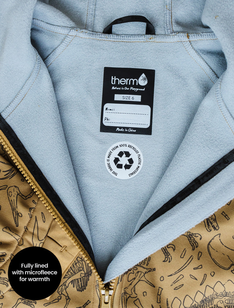 Load image into Gallery viewer, All-Weather Hoodie - Dino Bones
