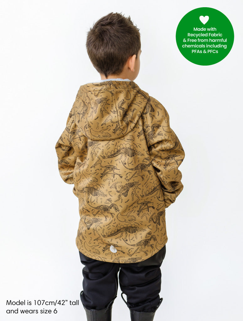 Load image into Gallery viewer, All-Weather Hoodie - Dino Bones

