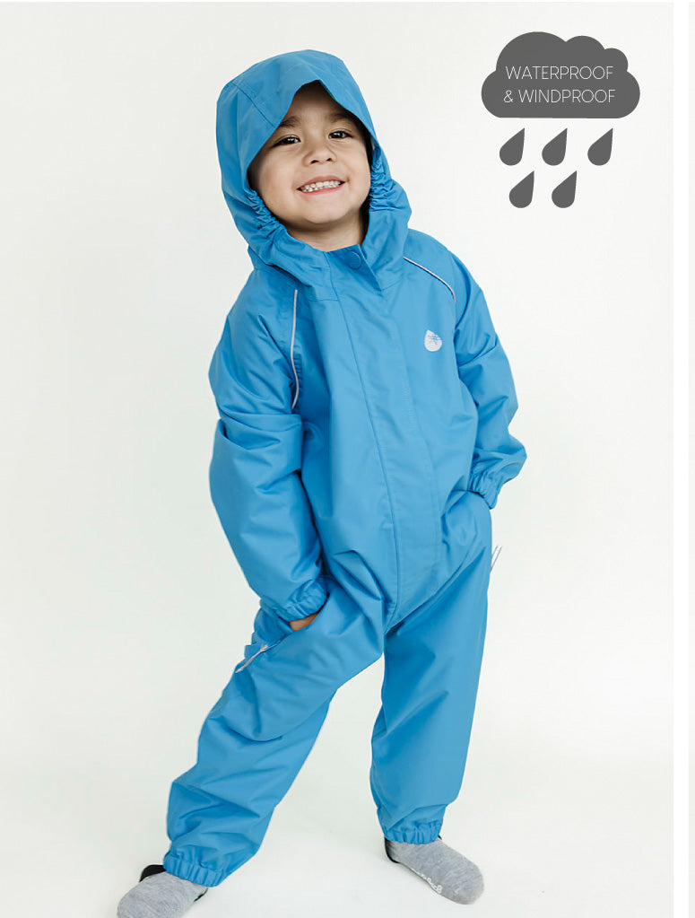 Load image into Gallery viewer, 10K Rainsuit - Tide Blue
