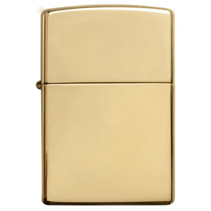 Load image into Gallery viewer, Zippo Windproof Lighter High Polish Brass W/o Solid Brass Engravedhigh Polish Brass
