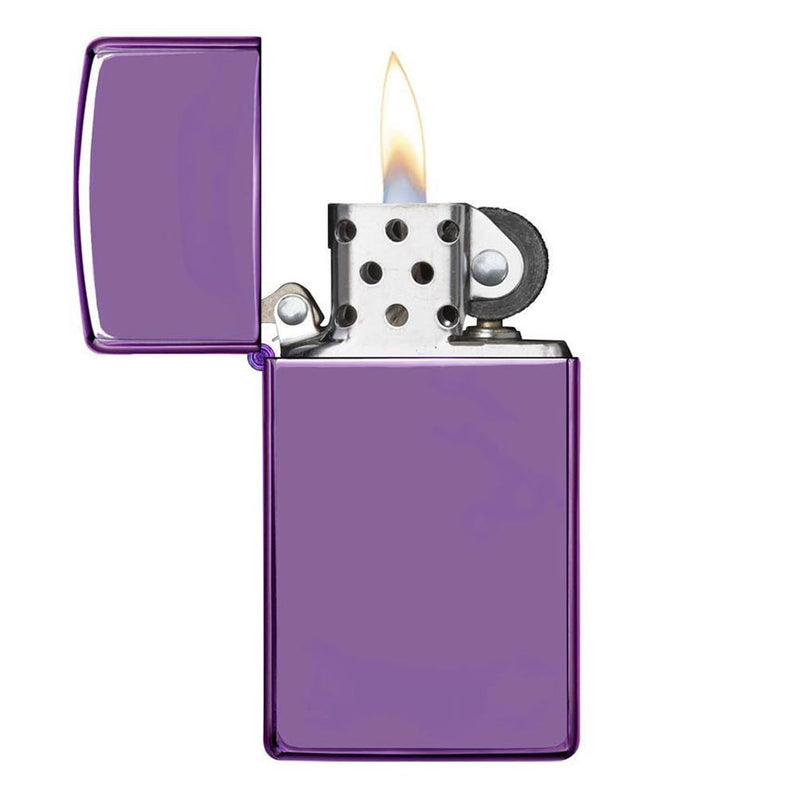 Load image into Gallery viewer, Zippo Windproof Lighter Abyss Finish Slim Case
