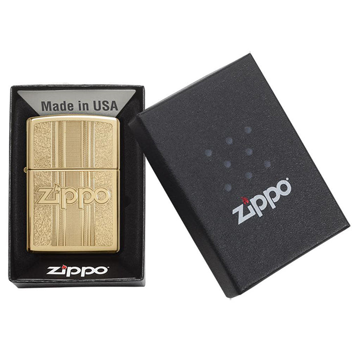 Load image into Gallery viewer, Zippo 254b Zippo And Pattern Design
