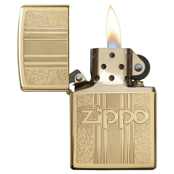 Load image into Gallery viewer, Zippo 254b Zippo And Pattern Design
