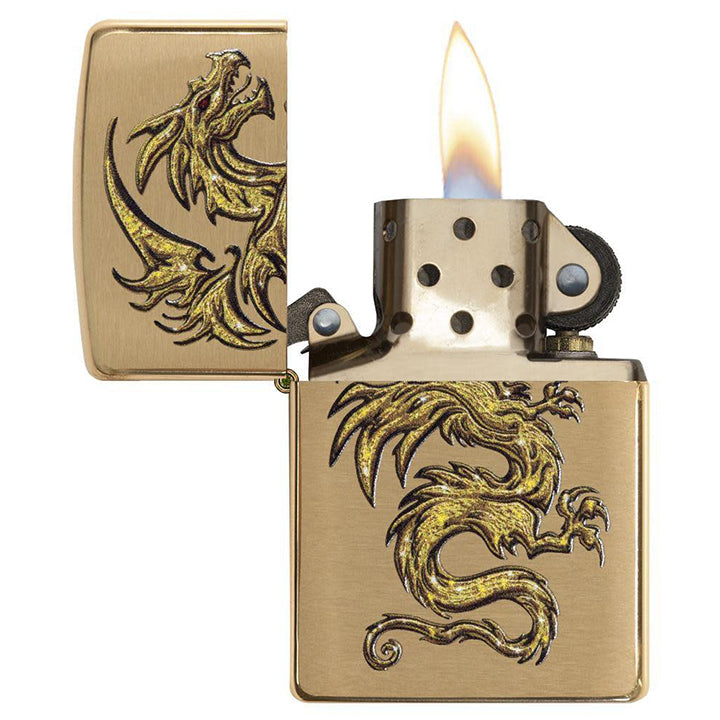 Load image into Gallery viewer, Zippo 204b Dragon Design
