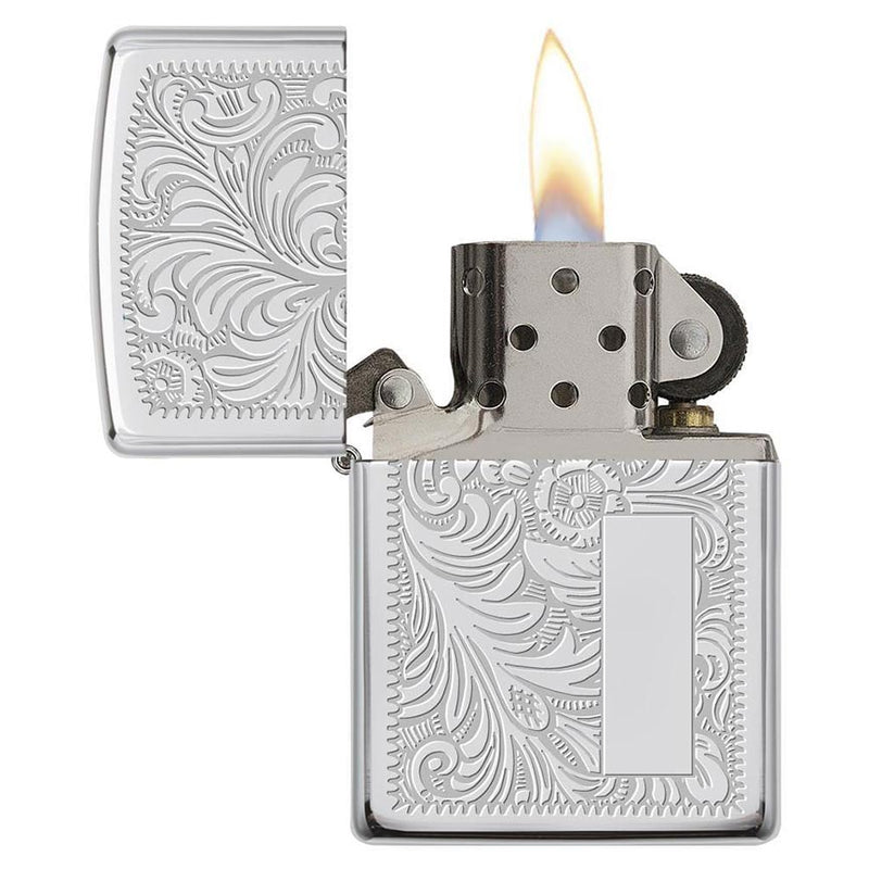Load image into Gallery viewer, Zippo Windproof Lighter Venetian 352 High Polish Chrome
