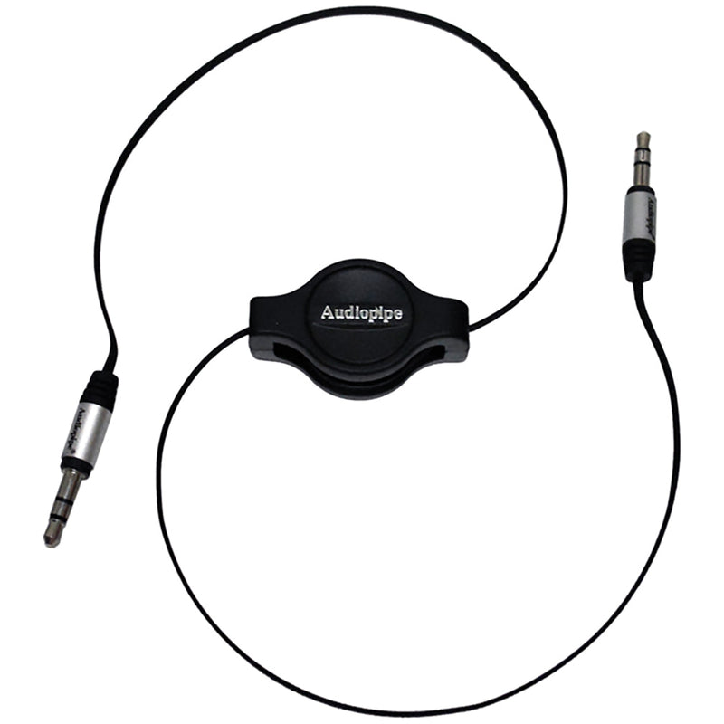 Load image into Gallery viewer, Audiopipe 3.5 To 3.5 Jack Plug 3 Ft Retractable
