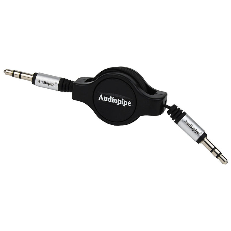 Load image into Gallery viewer, Audiopipe 3.5 To 3.5 Jack Plug 3 Ft Retractable
