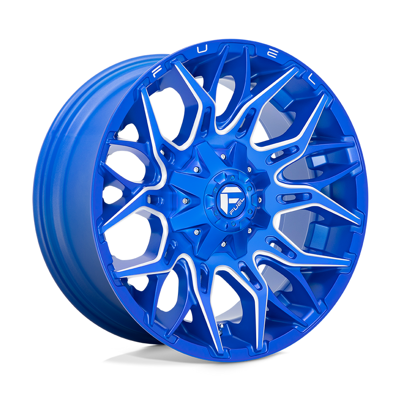 Load image into Gallery viewer, Fuel 1 Pc D770 Twitch Anodized Blue Milled
