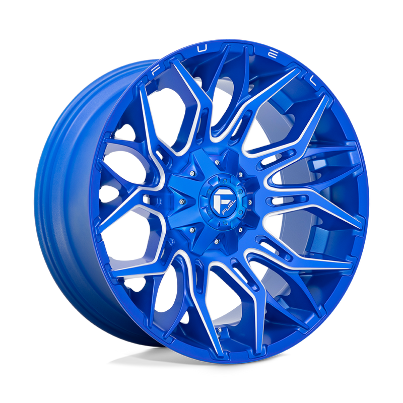 Load image into Gallery viewer, Fuel 1 Pc D770 Twitch Anodized Blue Milled
