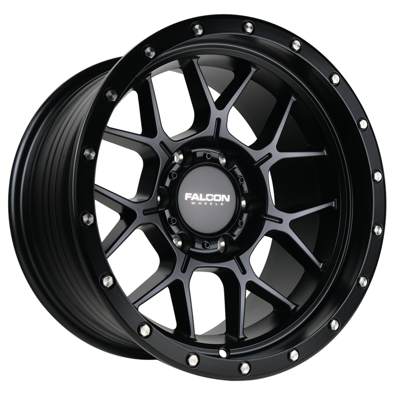 Load image into Gallery viewer, TX - Titan Matte Black 17x9
