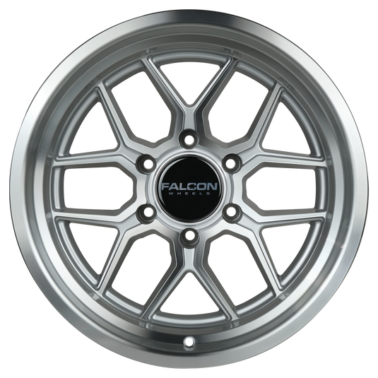 TX1 - Apollo Silver w/Machine Face & Lip 17x9 6x139.7