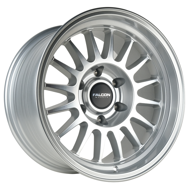 Load image into Gallery viewer, TX2 - Stratos Silver w/Machine Face 17x9

