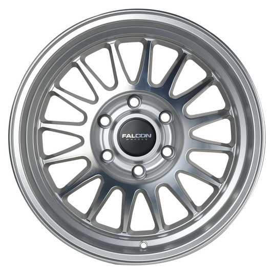 TX2 - Stratos Silver w/Machine Face 17x9